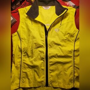 Pearl Izumi Cycling Vest Womens Medium,  Full Zip Yellow  Reflective